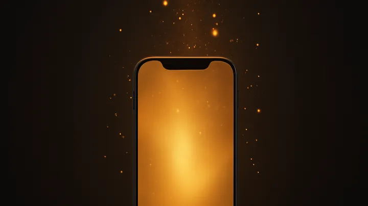 WIN7JILI COM Modern phone with glowing screen